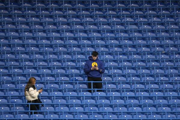 Chelsea takes a stand pioneers end to all seater EPL games AP News